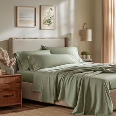 Johnny & June's Pine Sheet Set & Georgia Gardenia Spray Sample -BUNDLE