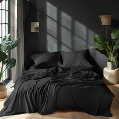 Pearl Black Sheet Set & Linen Perfume -BUNDLE